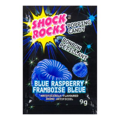Exclusive Brands Shock Rocks Popping Blue Raspberry - 24ct