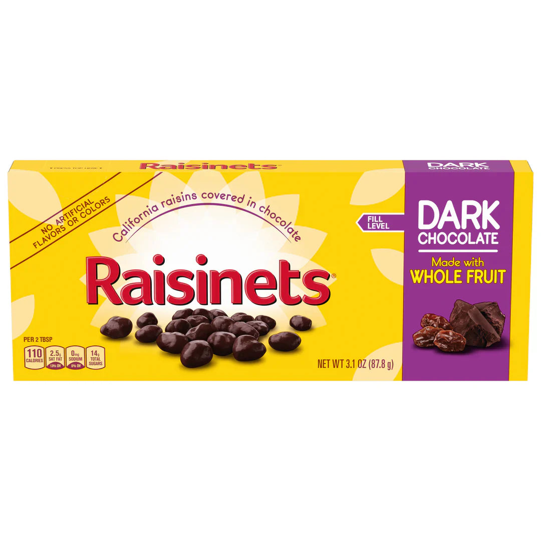 Nestle Raisinets Dark Chocolate 87.8g - Case of 15