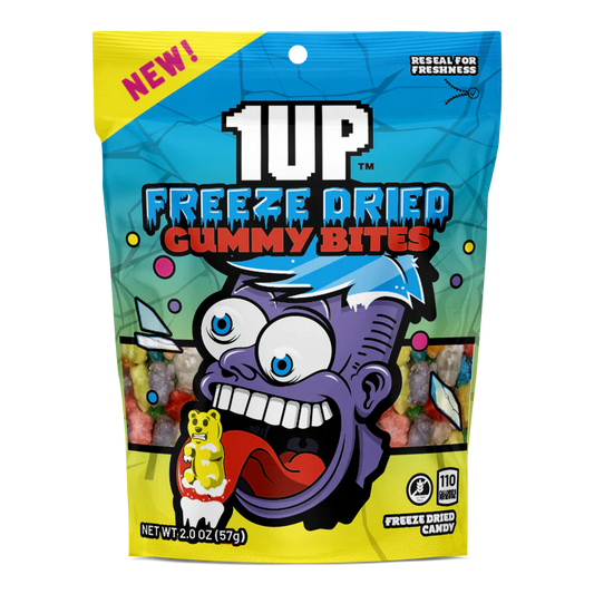 1Up Freeze Dried Gummy Bites 57g - Case of 10