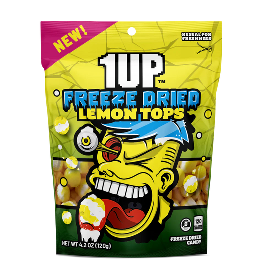 1Up Freeze Dried Lemon Tops 120g - Case of 10