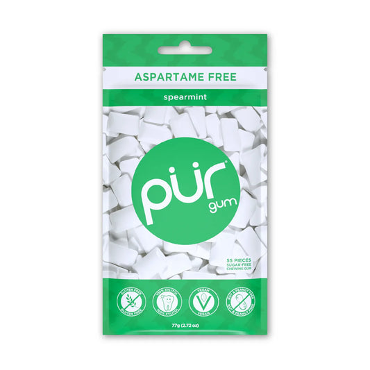 Pur Gum Spearmint 55Pcs - 12ct