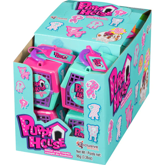 Exclusive Brands Puppy House Candy - 12ct