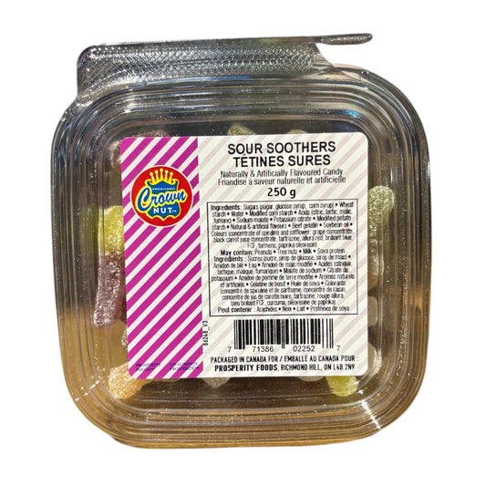 Crown Nut Sour Soothers 250g