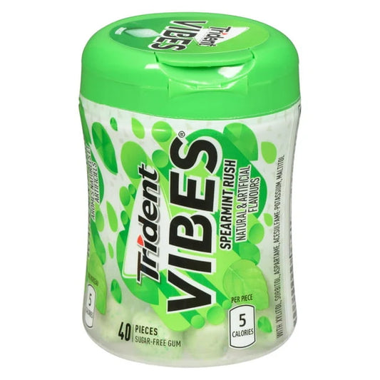 Trident Vibes Spearmint Rush 40pcs - 6ct (Canada)
