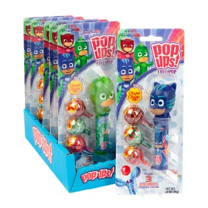 Flix Candy Pop Ups Lollipop PJ Masks - 6ct