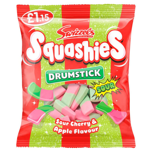 Swizzels Squashies Drumstick Sour Cherry & Apple 120g