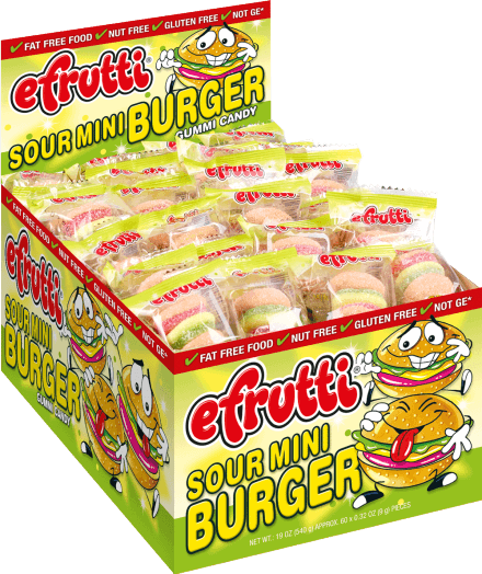 Efrutti Sour Mini Burger