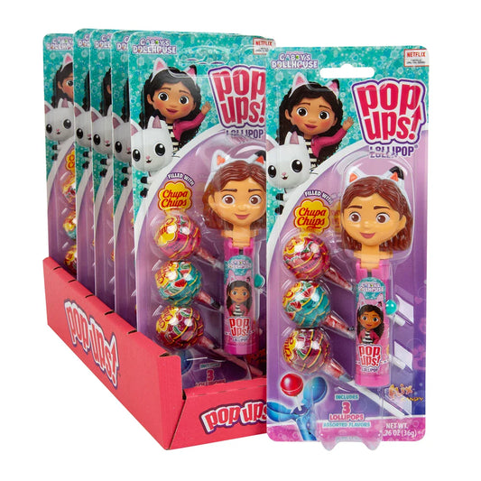Flix Candy Pop Ups! Gabby's Dollhouse Lollipop - 6ct