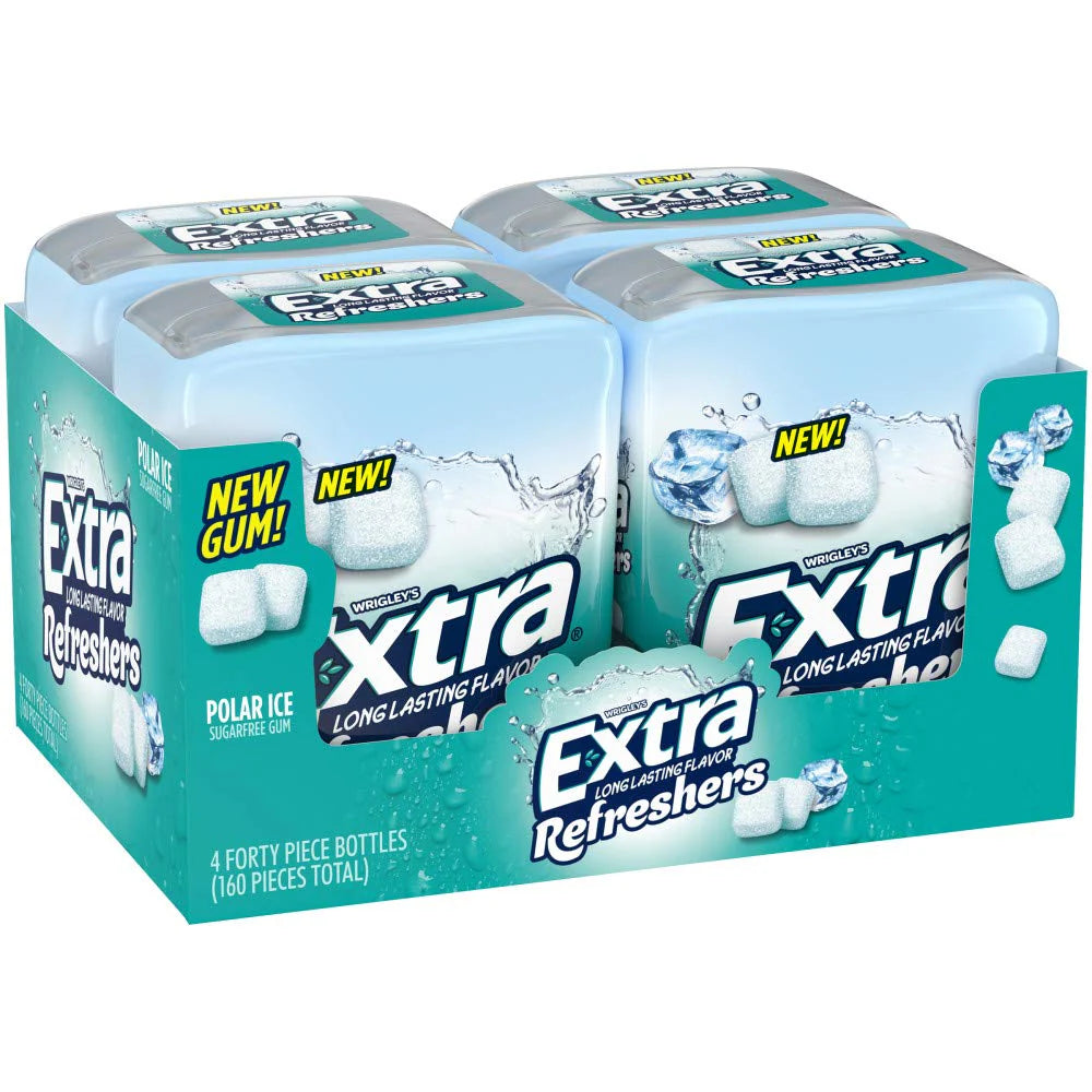 Wrigley's Extra Refreshers Polar Ice Gum - 4ct