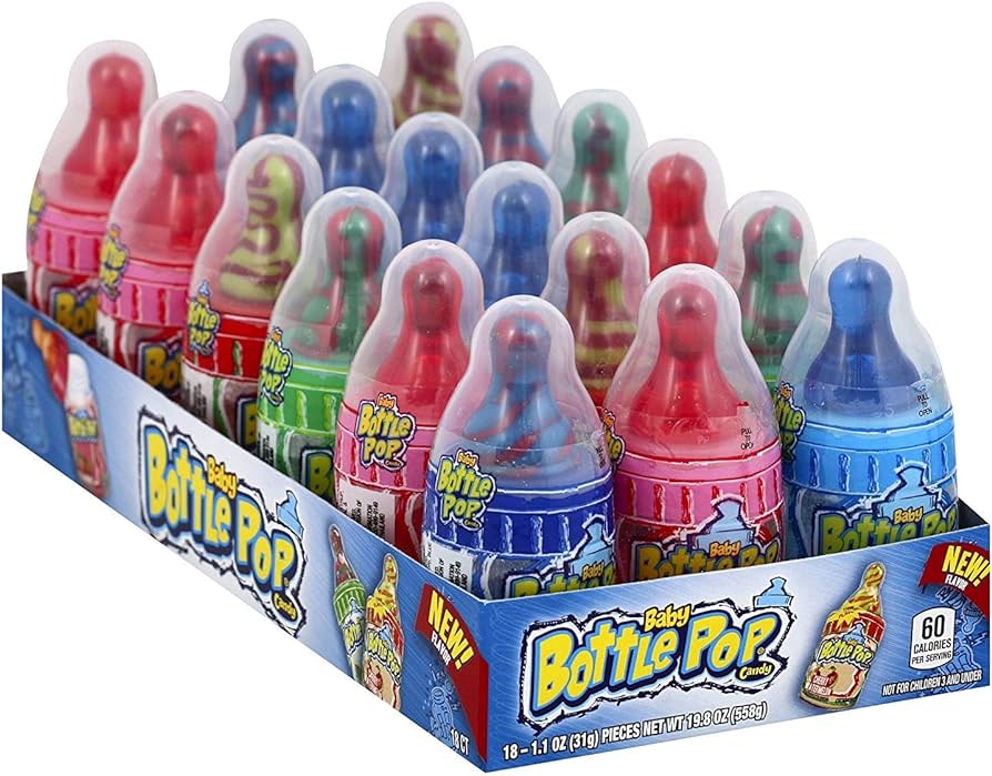 Bazooka Baby Bottle Pop Candy