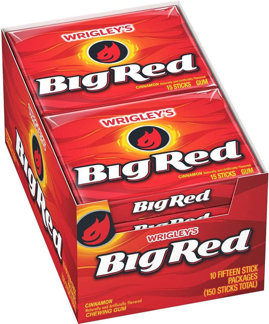 Wrigley's Big Red Gum 15 Sticks