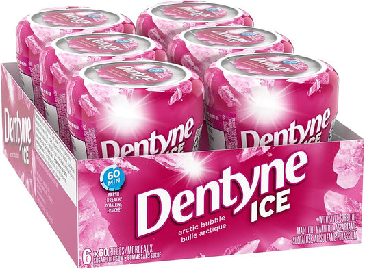 Dentyne Ice Arctic Bubble Gum - 6ct (Canada)