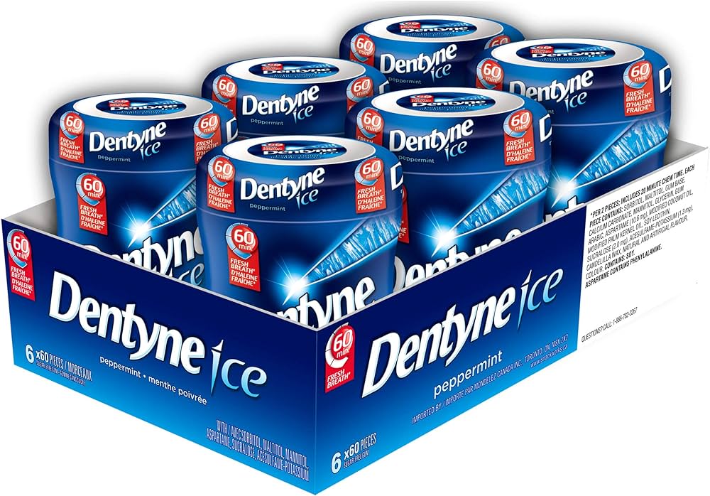 Dentyne Ice Peppermint Gum - 6ct