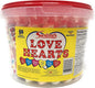 Regal Swizzels Love Hearts Candy Tub - 50 Rolls