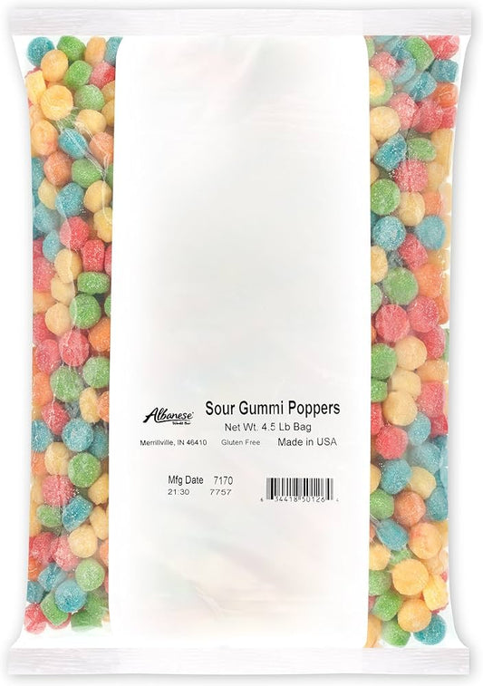 Albanese Sour Gummi Poppers 2042g