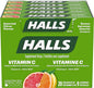 Halls Vitamin C Assorted Citrus Flavor - 20ct