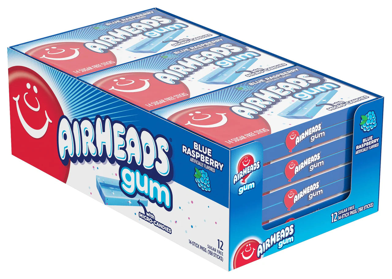 Airheads SF Blue Raspberry Gum