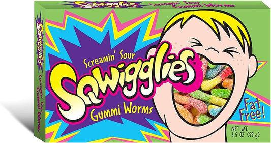 Taste Of Nature Sqwigglies - Sour Gummi Worms 99g
