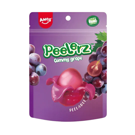 Amos - Gummy Peelerz - Grape (170g)