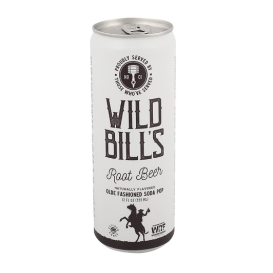 BEVERAGE - Wild Bill Olde Fashioned Soda - Root Beer 12 fl oz (355ml) x 12 Units