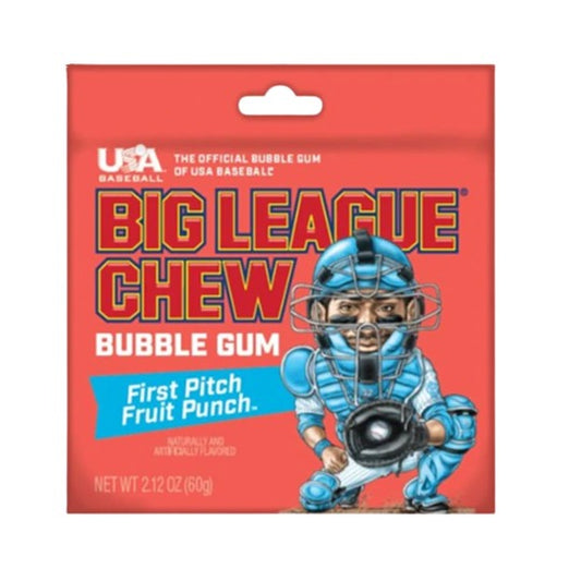 Big League Chew - Bubble Gum - Fruit Punch