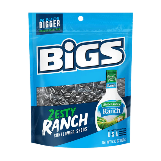 Bigs - Sunflower Seeds (152g) - Zesty Ranch