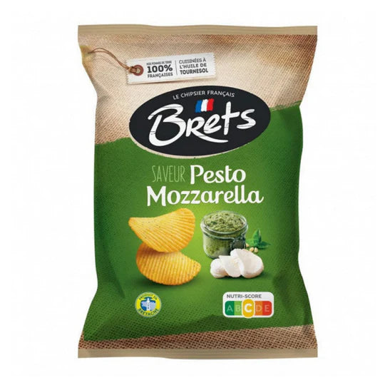 Bret's Chips - France (125g) - Pesto & Mozzarella