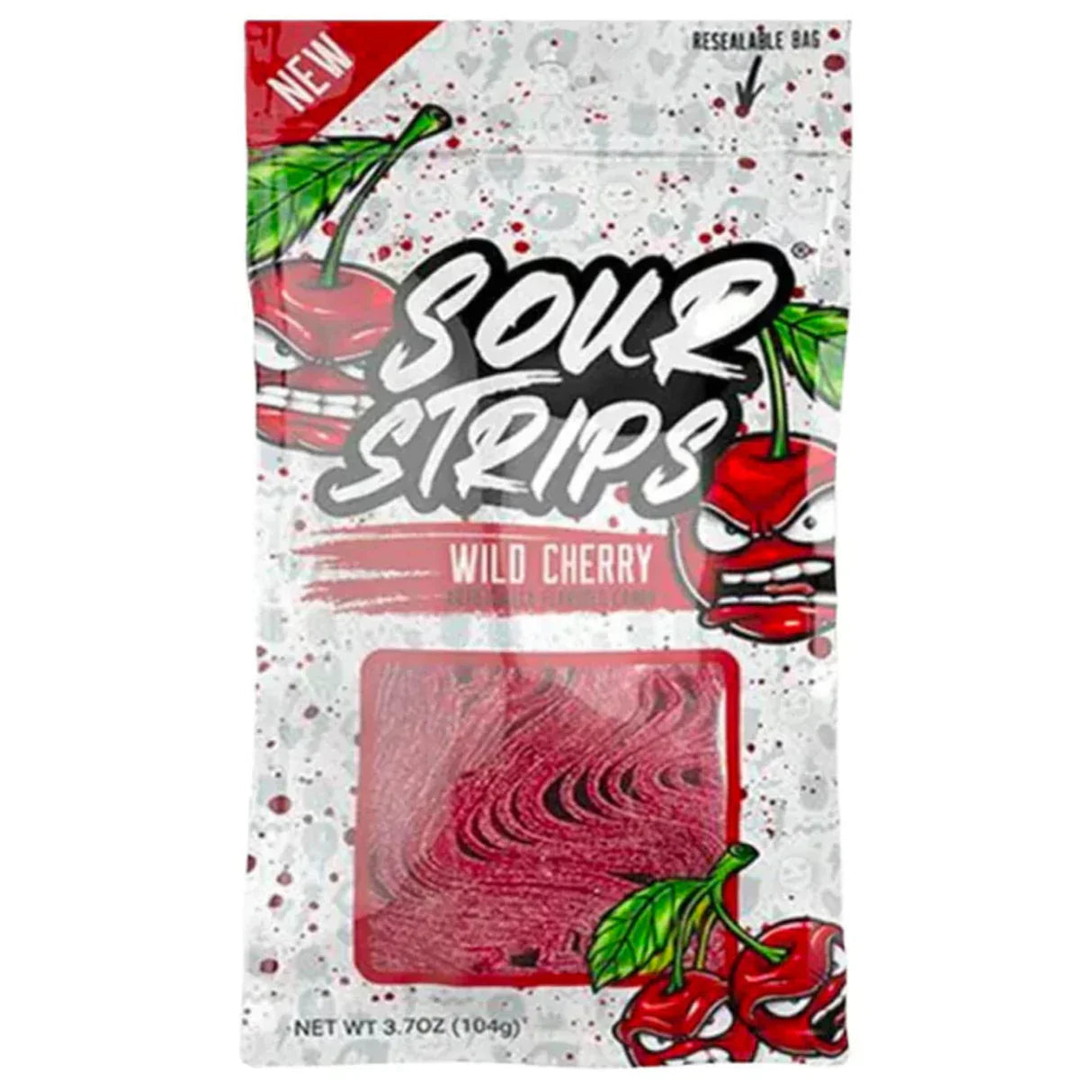 Sour Strips Wild Cherry Peg Bag
