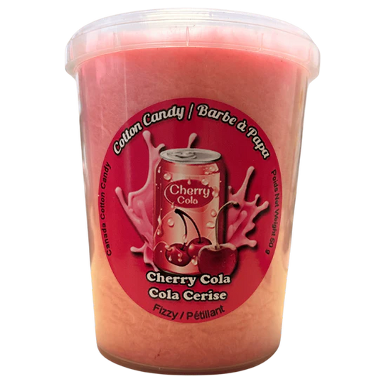 Canada Cotton Candy (50g) - Cherry Cola Fizzy