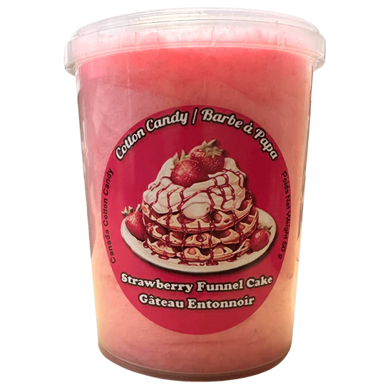 Canada Cotton Candy (50g) - Strawberry Funnel Cake