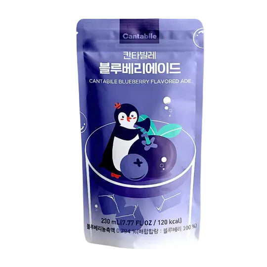 Cantabile – Korea – Beverage Pouches – 230 ml - Blueberry Ade