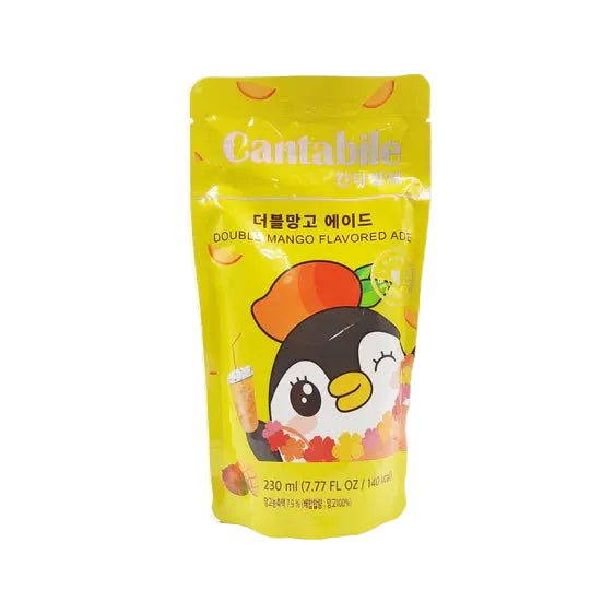 Cantabile – Korea – Beverage Pouches – 230 ml - Double Mango Ade