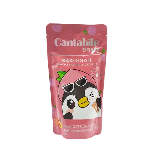 Cantabile – Korea – Beverage Pouches – 230 ml - Peach Iced Tea