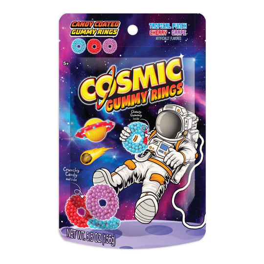 Cosmic Candy - Coated Gummy Rings - 35g