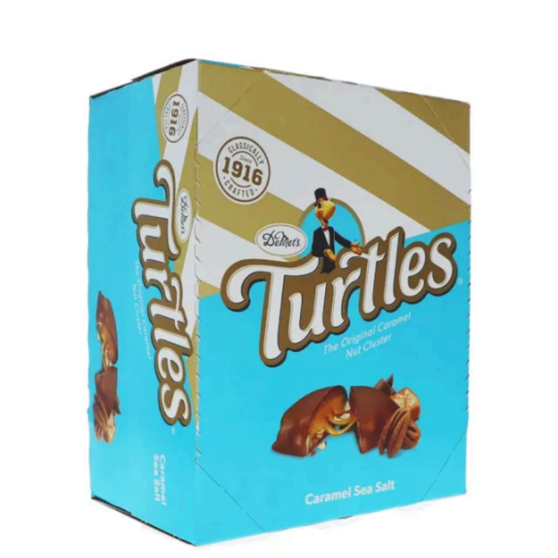 Demet’s Turtles Caramel Sea Salt Bars - 24ct