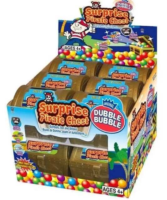 Regal Dubble Bubble Surprise Pirate Chest - 12ct