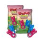 Easter - Bazooka Ring Pop Gummy Bunnies Peg Bag - 96g