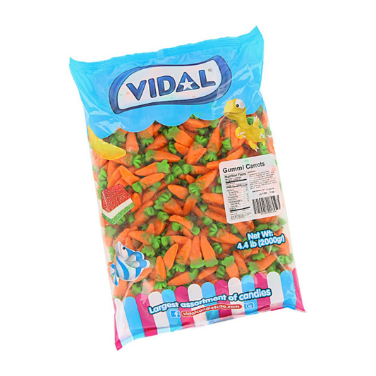 Easter - Bulk - Vidal Gummi Carrots 2kg