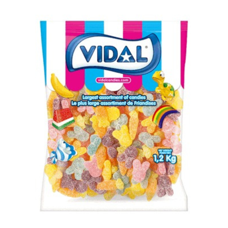 Easter - Bulk - Vidal Gummi Sour Rabbits & Carrots 1.2kg