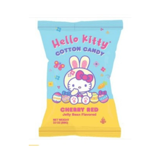 Easter - Cotton Candy - Hello Kitty Cherry Jelly Bean MYLAR BAG - 88g