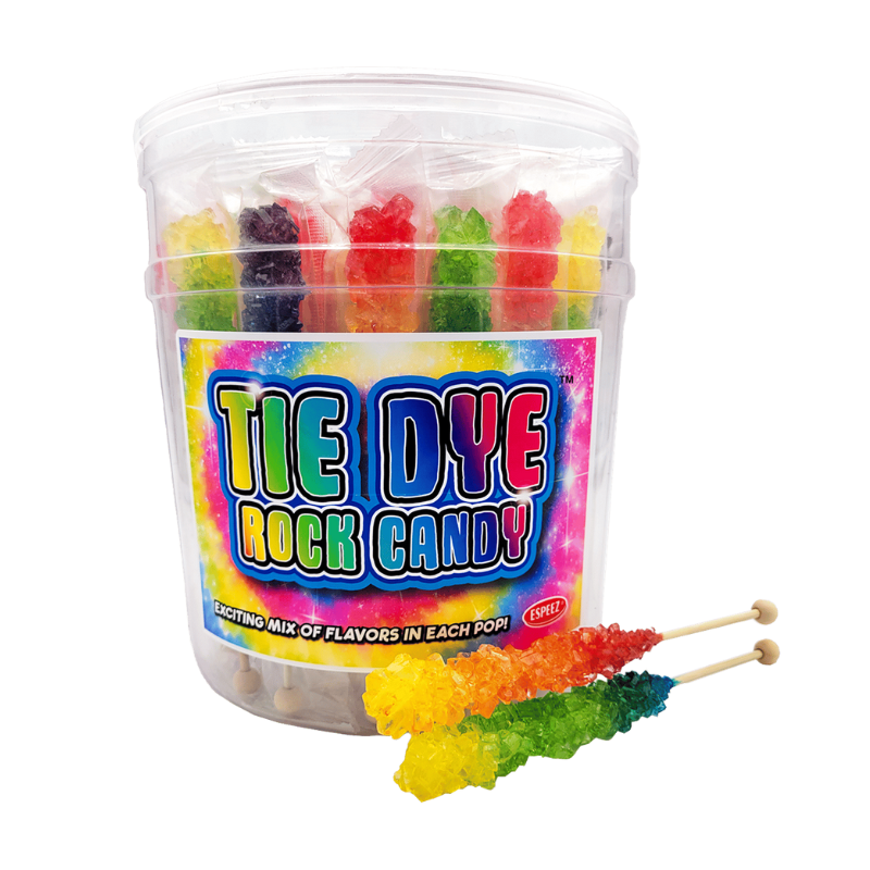 Espeez - Rock Candy On A Stick Jar (Wrapped) - Tie Dye - 22g
