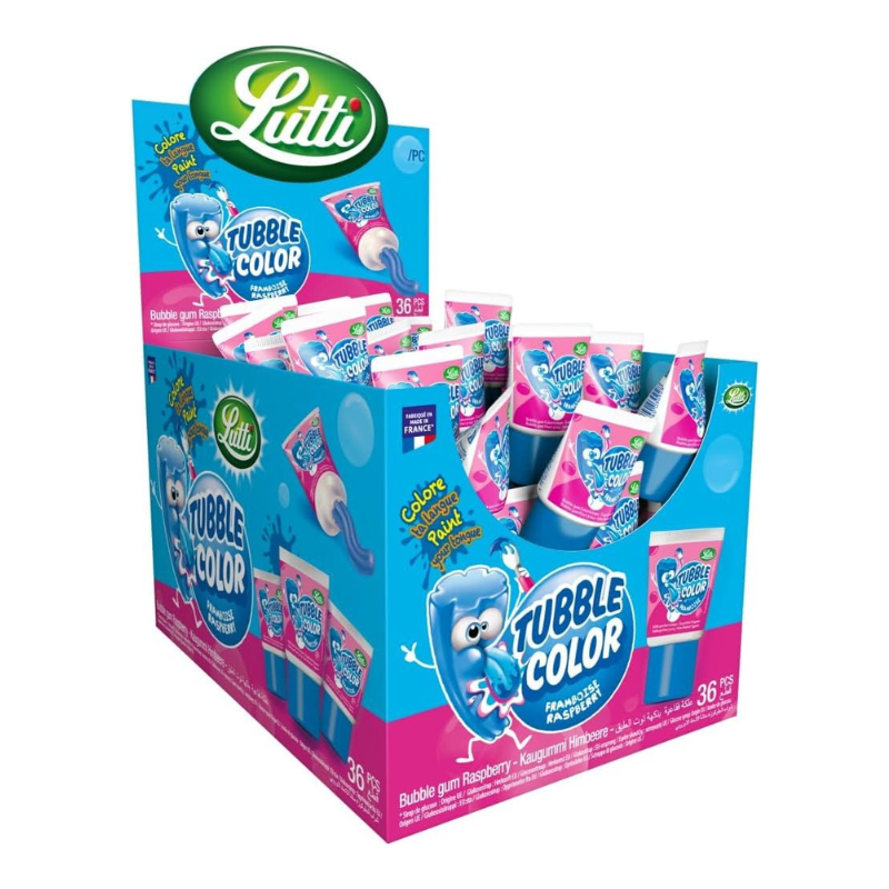 France - LUTTI - Tumble Gum - Blue raspberry 35g