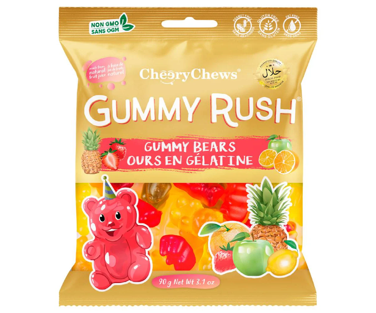 Cheery Chews Gummy Rush Gummy Bears
