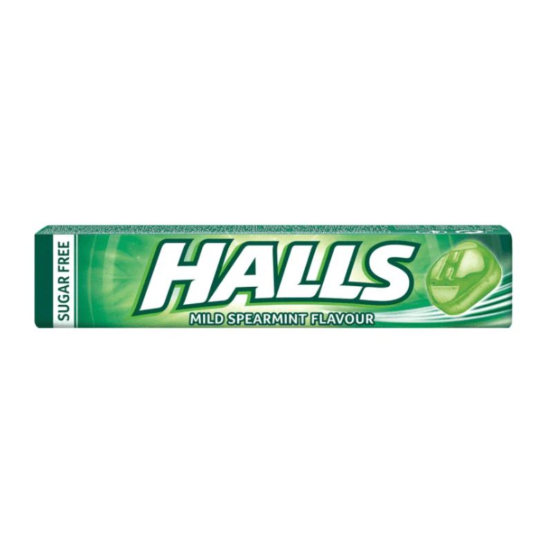Halls Spearmint 34g