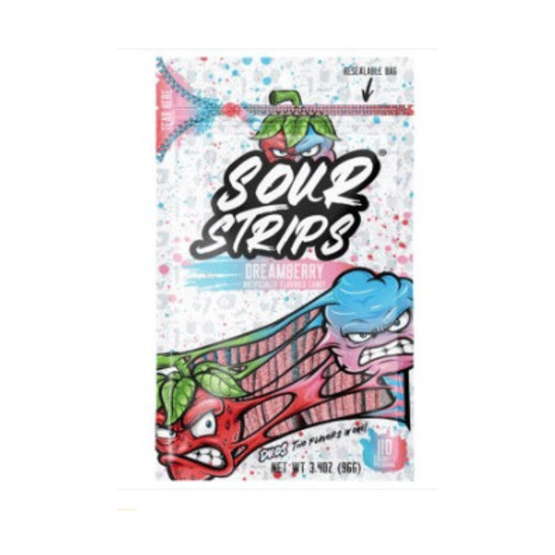 Hershey SOUR STRIPS Peg Bag - DUOS Dreamberry 96g