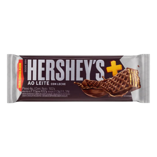 Hershey's - Brazil - Chocolate Wafer Bar 102g
