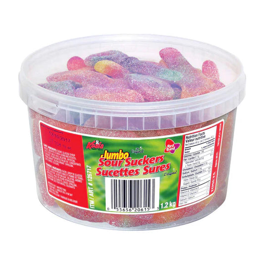 REGAL Koala Red Band Jumbo Sour Suckers Tub 1200g