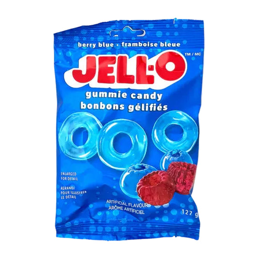 Jell-O Blue Raspberry Candies - 127g
