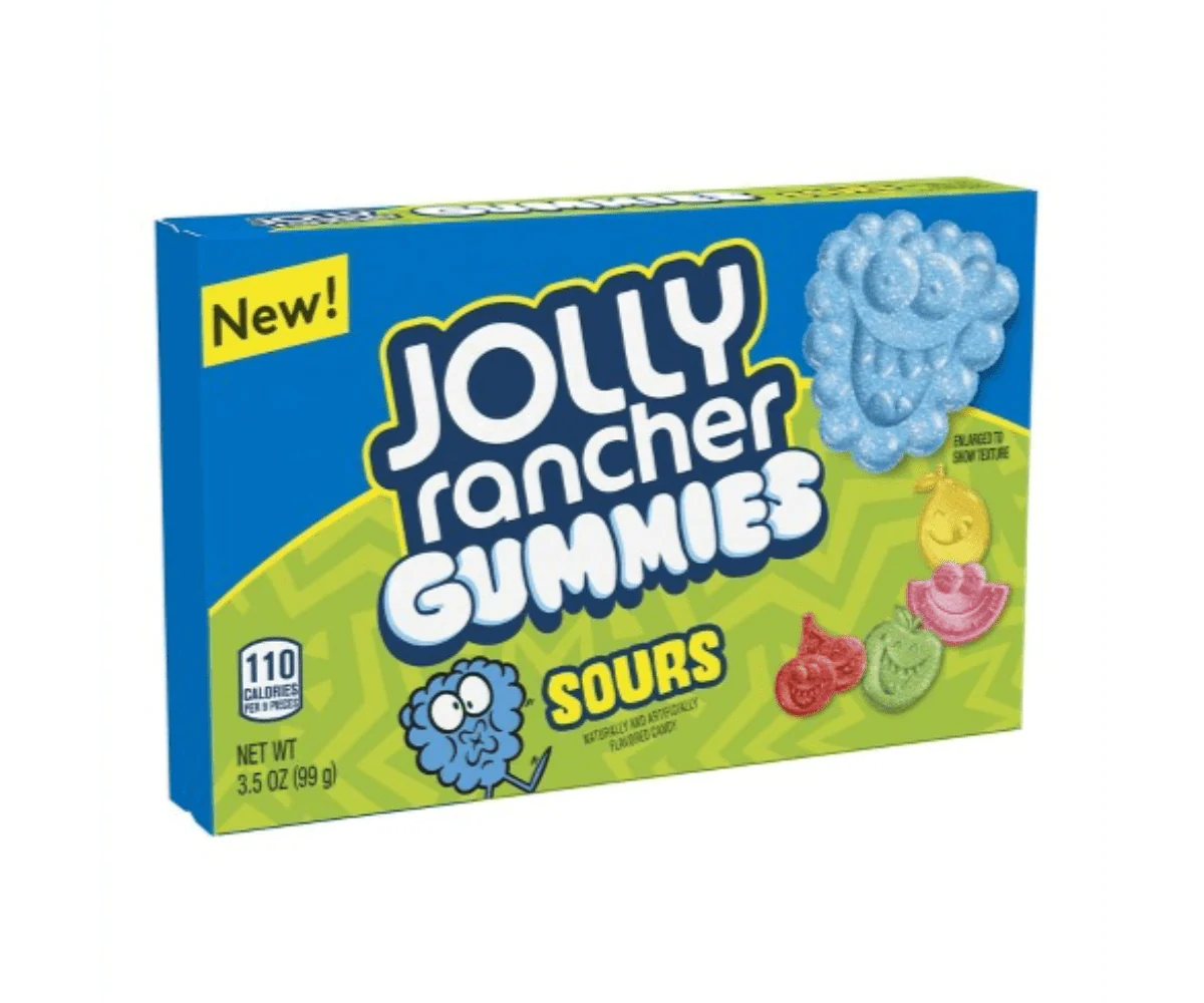 Jolly Rancher Gummies Sours Theater Box