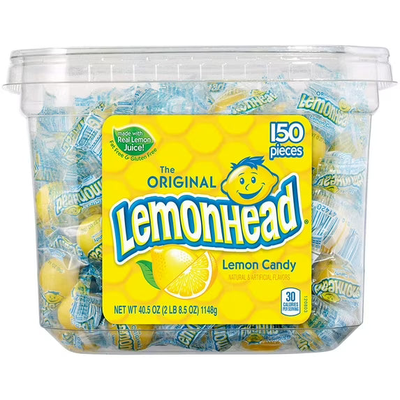 Lemonhead Original Lemon Tub - 150pcs